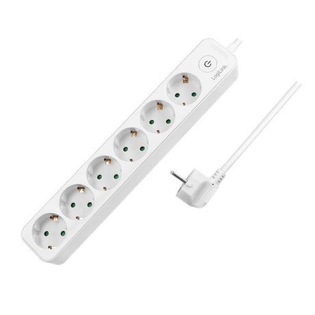 EAN 4052792057799 - LogiLink LPS247 base múltiple 1,5 m 6 salidas AC Interior Blanco imagen 1