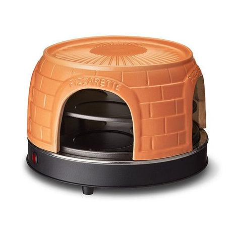 EAN 7333282002435 - Emerio PO-116124 fabricante de pizza y hornos 8 Pizza(s) 1500 W Negro, Naranja imagen 1