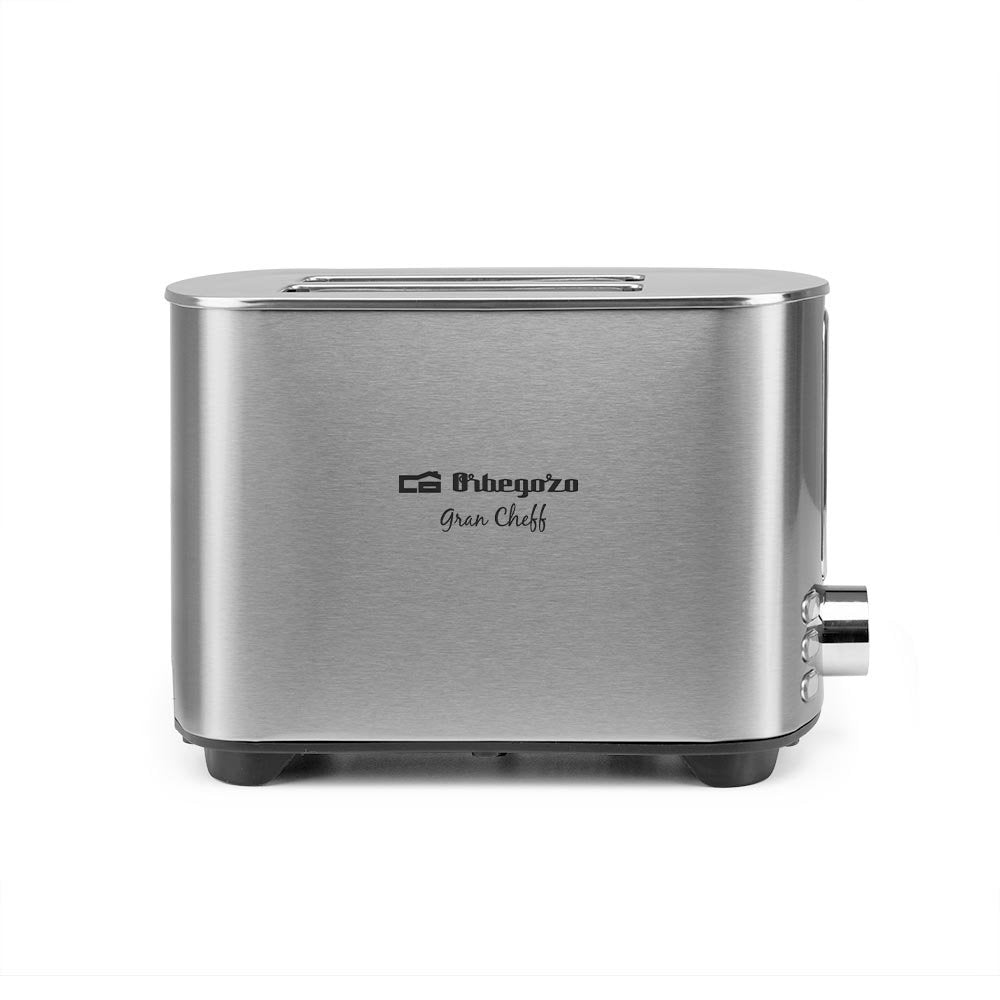 Orbegozo To 5030 Tostadora De Doble Rebanada - Potente Y Versatil Tostador Con 6 Niveles De Tostado - Funciones De