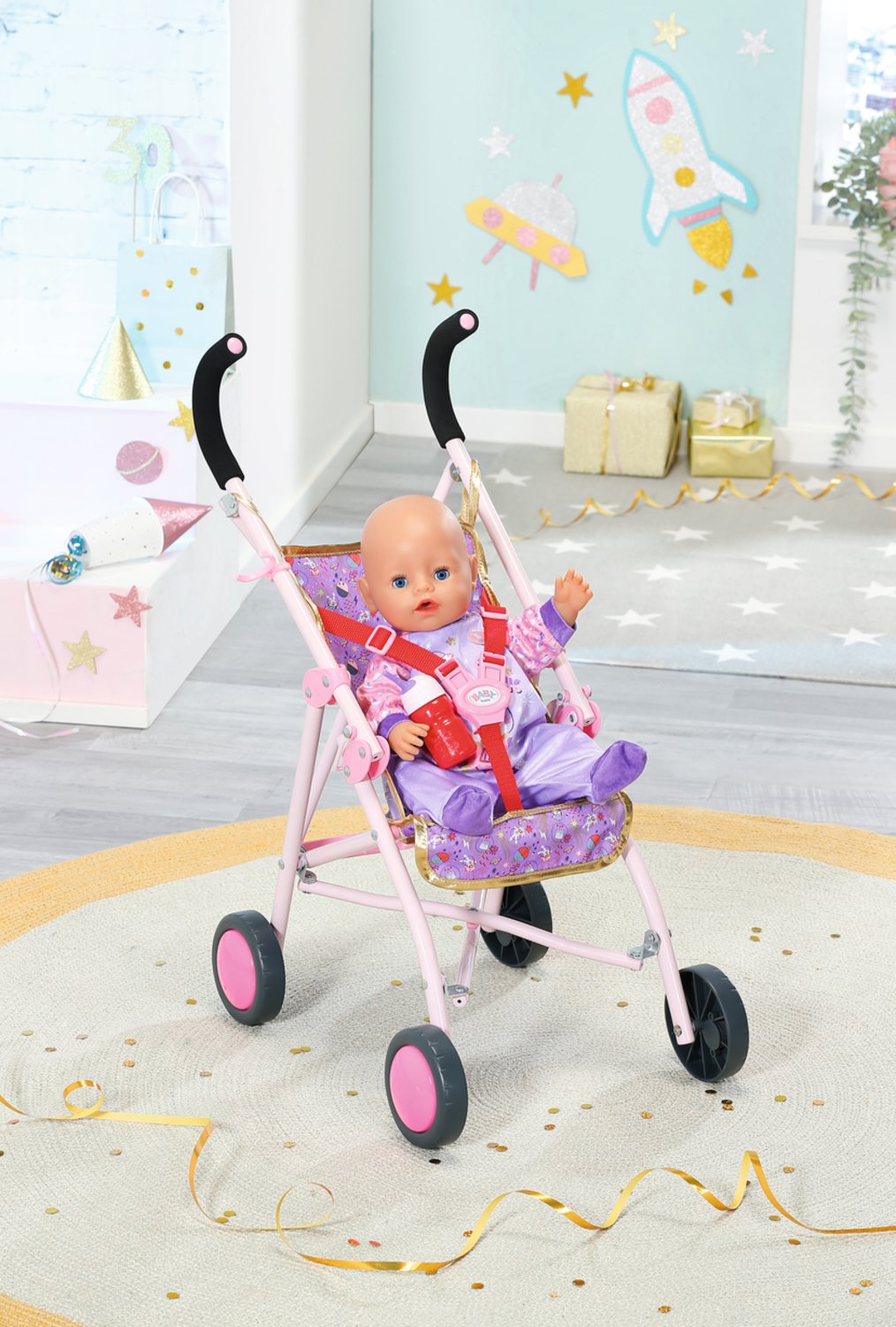 EAN 4001167829950 - BABY born Happy Birthday Deluxe Buggy Silla de paseo de juguete imagen 15
