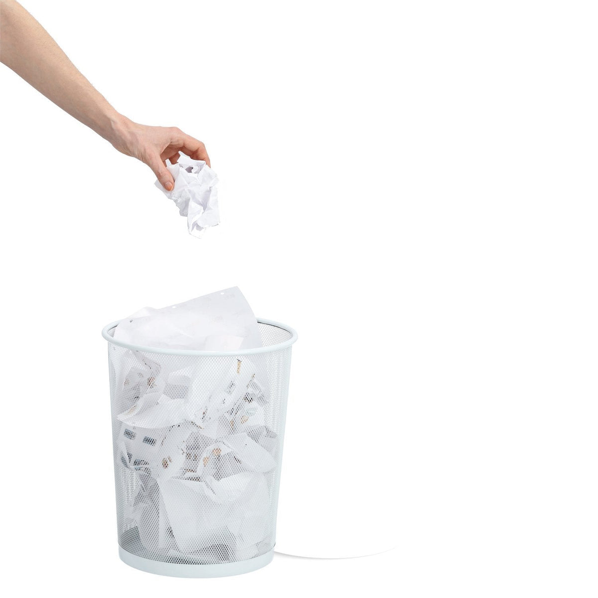 Home Zeller Papelera 23,0 L Blanco
