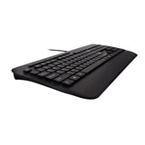 V7 Teclado Usb De Tamaño Completo Con Reposamuñecas Y Combo De Ratón Para Ambidiestros - Es