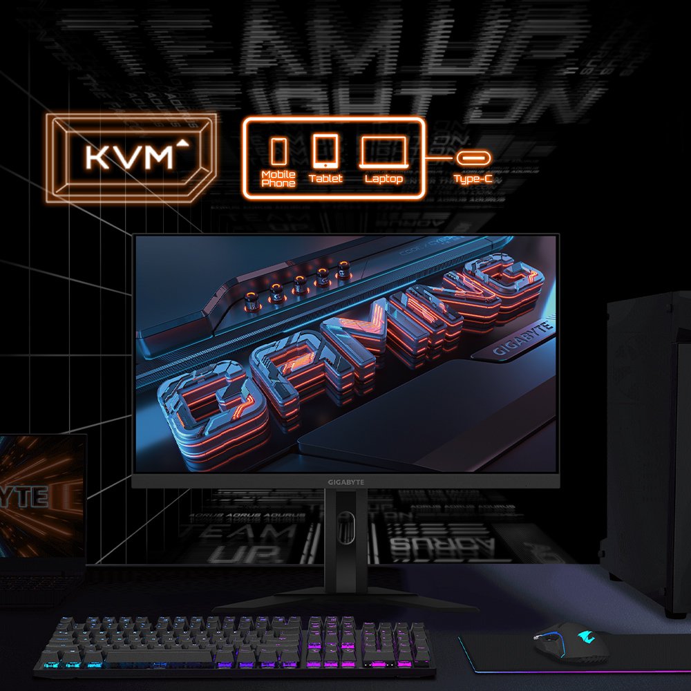 Monitor Gaming Gigabyte M27qa 27" 2560x1440 Qhd Ss Ips