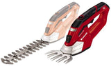 Tijeras Para Césped Y Arbustos A Batería Einhell Ge-Cg 12 Li Wt, 12 Voltios, Tijeras Para Césped (Rojo/Negro, Batería De Iones De Litio De 1,5 Ah) 3410411