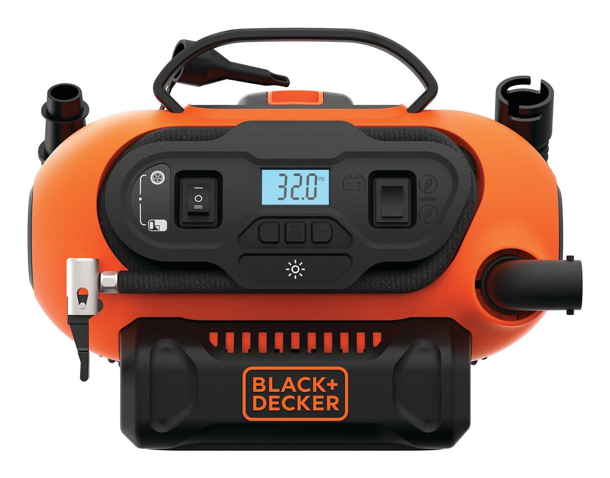 Black+Decker Compresor De Batería Bdcinf18n-Qs, 18volt, 11bar