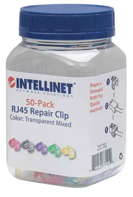 EAN 0766623771450 - Intellinet 771450 abrazadera para cable Multicolor 50 pieza(s) imagen 1
