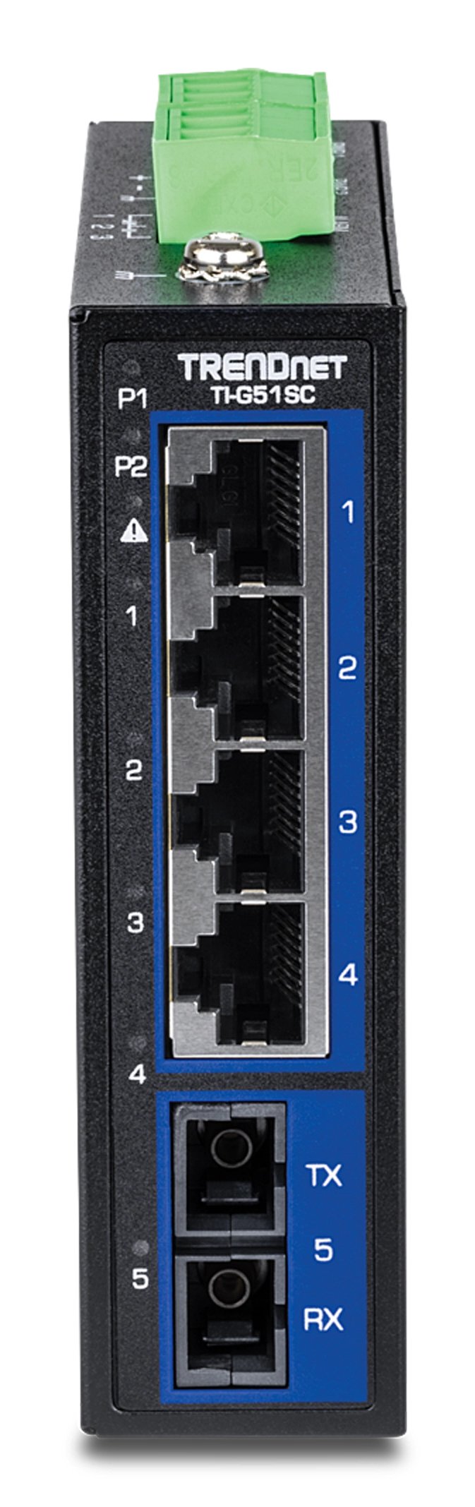 Trendnet 5-Port Hardened Indumrial Gigabit Din-Rail Switch