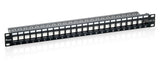 Equip Patch Panel Vacio Cat.6 24 Puertos Keystone 1u