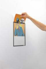 Durable Porta Documentos Autoadhesivo A4 5 Piezas Anthra Gris