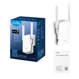 Wzmacniacz Sygnalu Be3600 Wi-Fi 7 Mesh Repeater, Tryb Punktu Dostepowego, Obsluga Cudy Mesh, 2880mbps 5ghz + 688mbps 2.4ghz