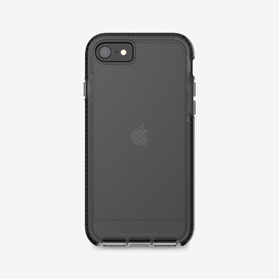 Tech21 Evocheck Case Smoke Negro For Iphone Se 7 8 - 5056234754580