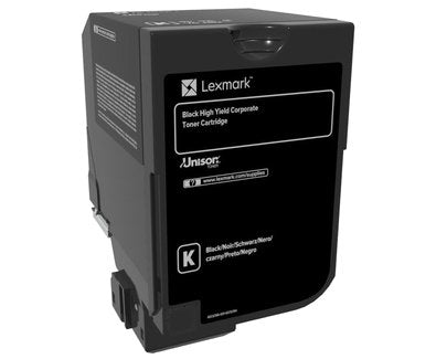Lexmark Cs720, Cs725 Cartucho Negro Alto Rendimiento Corporativo (20 000 Páginas)