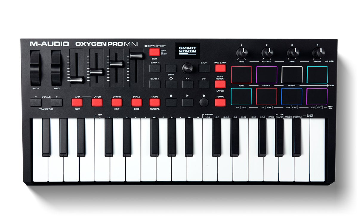 M-Audio Oxygen Pro Mini Teclado Midi 32 Llaves Usb Negro