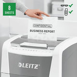 EAN 4002432124138 - Leitz 80160000 triturador de papel Microcorte 55 dB 22 cm Gris, Blanco imagen 7