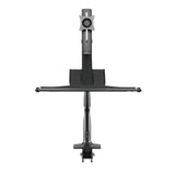 Soporte De Escritorio Para Estación De Trabajo Inline Con Elevador Y Usb 3.0, Móvil, Para Teclado, Mouse Y Monitor De Hasta 81 Cm (32"), Máx. 9 Kg