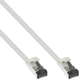 Cable De Red Plano Inline, U/Ftp, Cat.8.1, Tpe Libre De Halógenos, Blanco, 5m