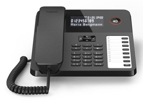 EAN 4250366868943 - Gigaset DESK 600 Teléfono analógico Identificador de llamadas Negro imagen 3