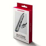 EAN 8595247909329 - Axagon HUB USB HUE-STA, 4x USB ALU STRIP hub, 1x USB-A 5Gbps, 2x USB-A & 1x USB-C 480Mbps, kabel USB-A 12 imagen 7