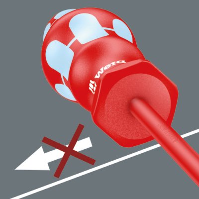 Wera 05022729001 - Destornillador Kraftform Plus Ranura