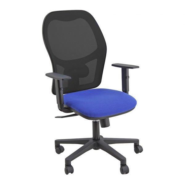 Unisit Silla Administrativa Sincro Hubble Reposabrazos Ajustables Azul