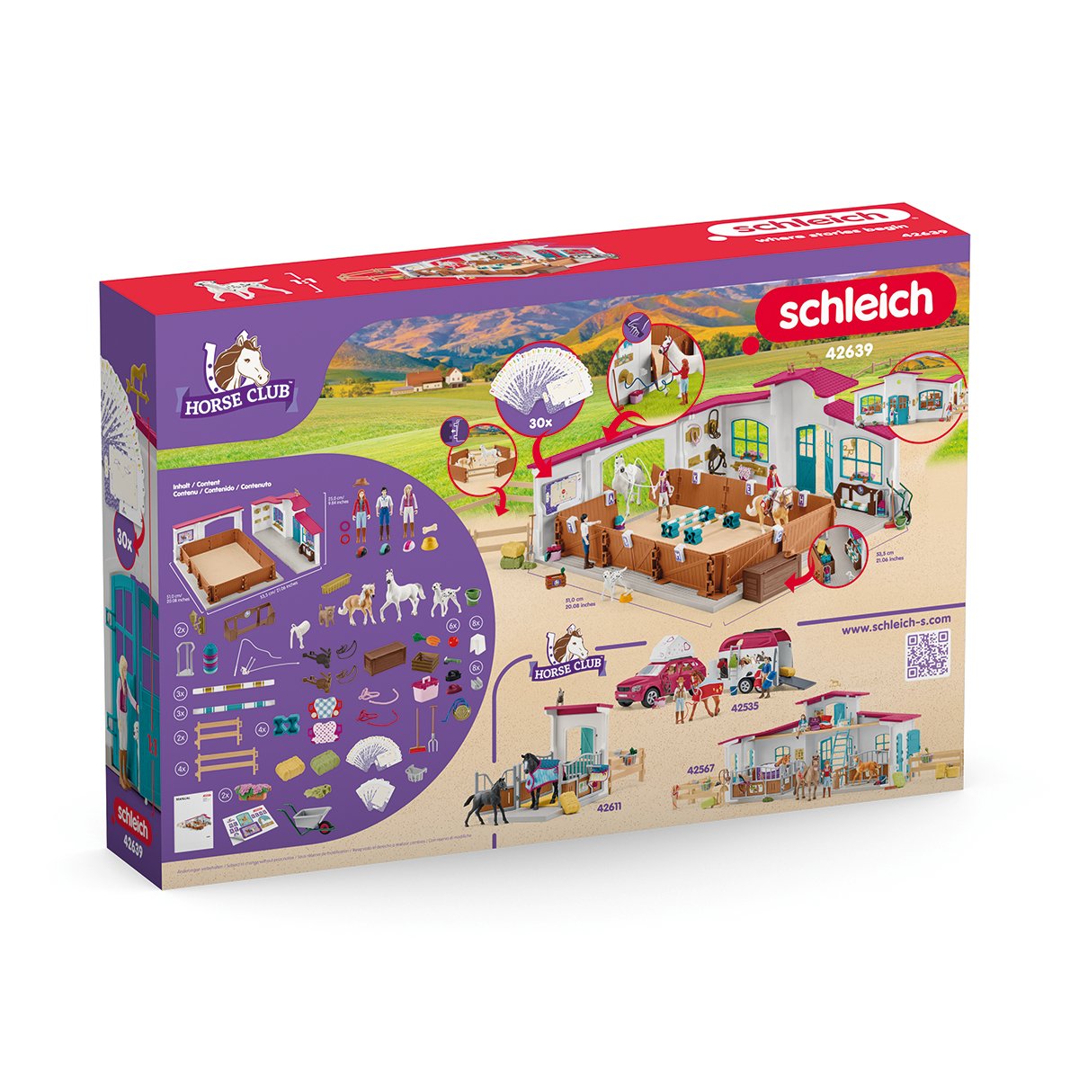 Schleich Horse Club Peppertree Picadero, Edificio De Juegos 42639