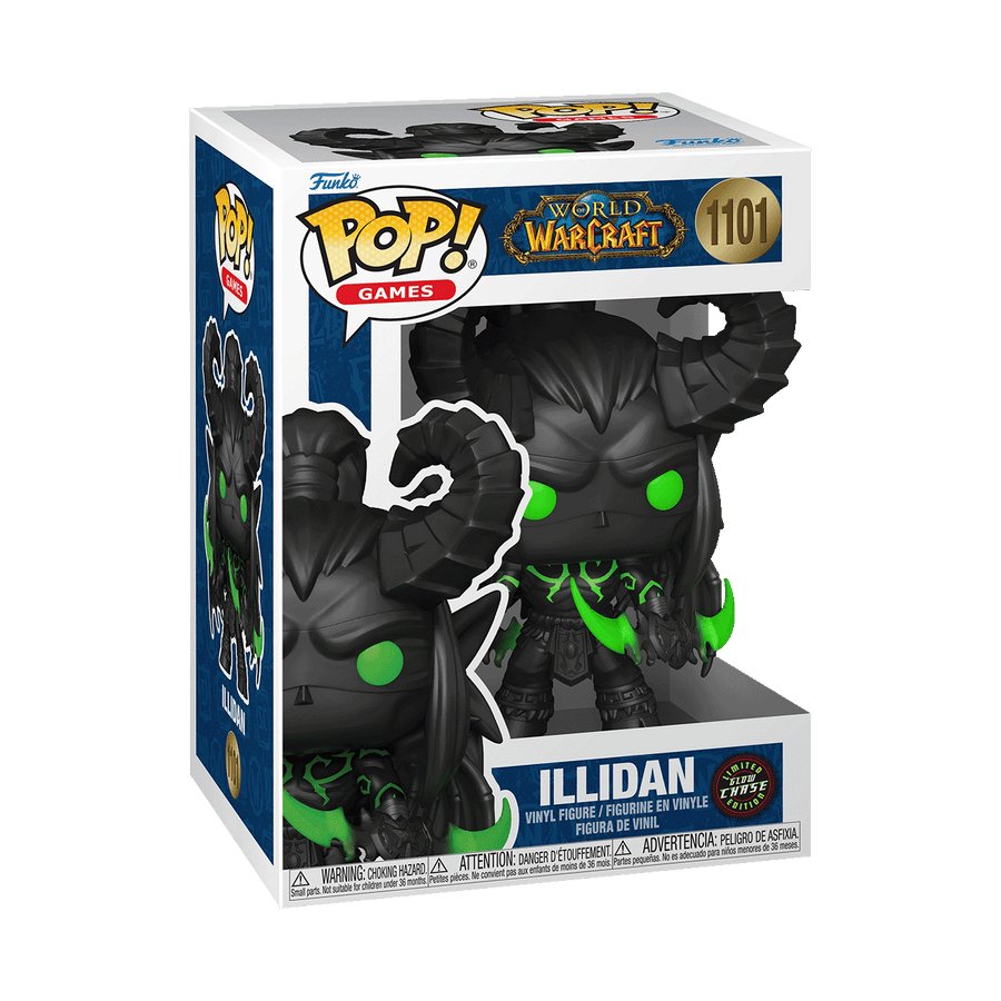 Funko Pop Illidan 1101 - World Of Warcraft Opción Chase Aleatoria - 889698861083