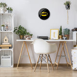 Reloj De Pared Leotec Brillo Batman 004 Negro