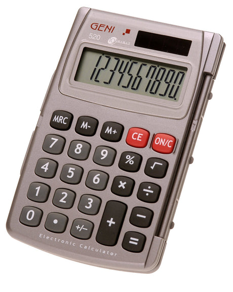 EAN 4015468102735 - Genie 520 calculadora Bolsillo Pantalla de calculadora Gris imagen 1