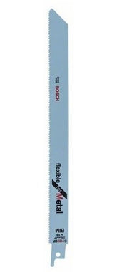 Hoja De Sierra De Sable Bosch Professional S 1122 Bf Flexible Para Metal, 100 Piezas, Longitud 225 Mm 2608656032