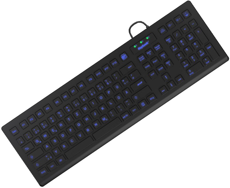 Keysonic Ksk-8031inel, Teclado Negro, Distribución De 60529