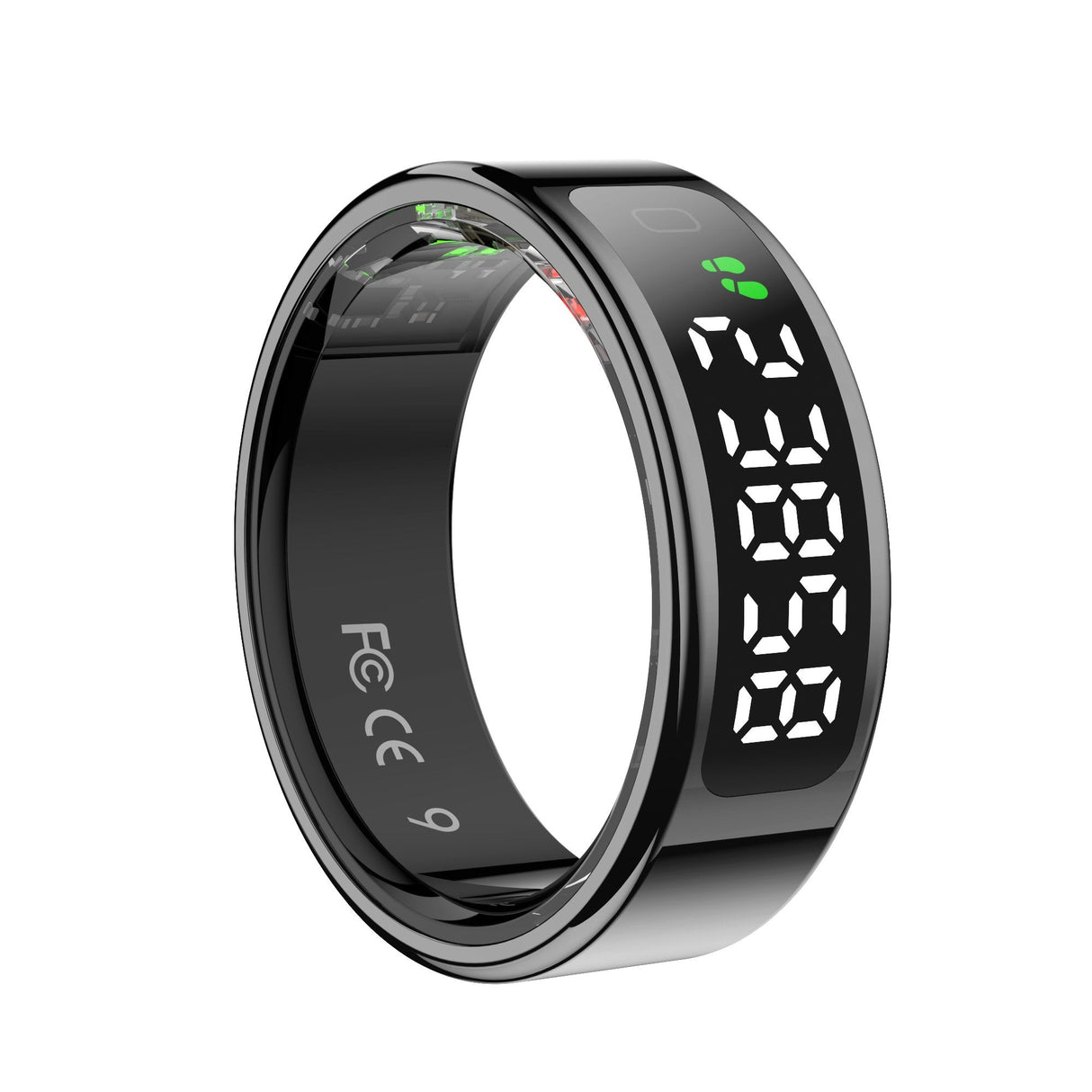 Leotec Smart Ring Kor Mau Negro Talla 11