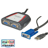 Value Portabler Vga Video-Splitter 2fach 250mhz