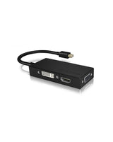 EAN 4250078165651 - ICY BOX IB-AC1032 Mini DisplayPort DVI-D + VGA (D-Sub) + HDMI Negro imagen 10