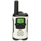 Alecto Walkie Talkie 2er Set 7 Km Reichweite, Weiss/Schwarz