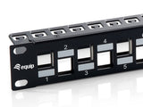 Equip Patchpanel 24x Rj45 Cat6a 19" 1he Keymone