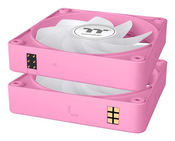 Ventilador Pc Thermaltake Cl-F229-Pl14pk-A Rosa Neón