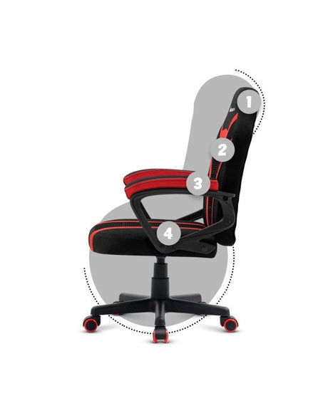 EAN 5903796010671 - Huzaro Ranger 1.0 Red Mesh Asiento plano Respaldo de rejilla imagen 12