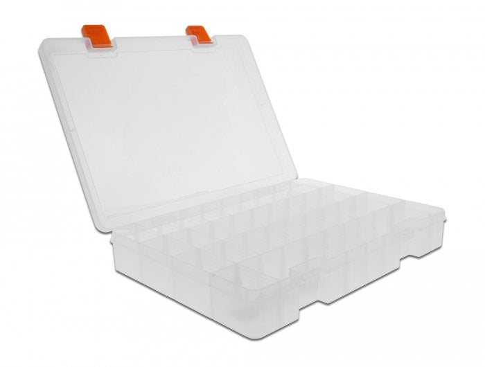 Delock Transparente Leerbox Aus Kunststoff Mit 36 Fächern