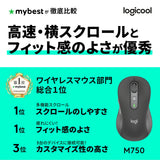 EAN 5099206129467 - Logitech Signature Plus M750L ratón Universal mano derecha RF Wireless + Bluetooth Óptico 4000 DPI imagen 8