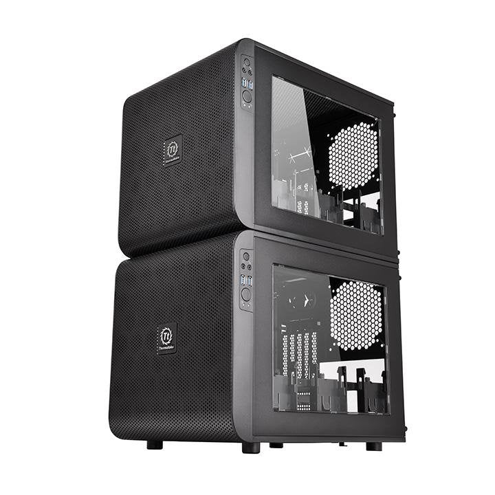 Caja Pc Thermaltake Core V21 Negro Con Ventana