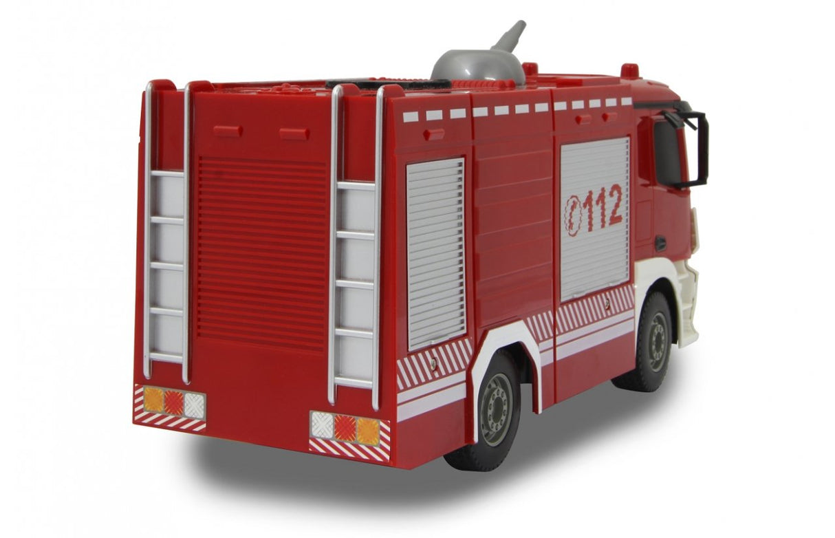 Jamara Fire Fighter Mercedes-Benz Antos Camión De Bomberos Motor Eléctrico 1:26, Radiocontrol