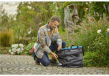 Bolsa Para Residuos De Jardín Gardena Popup Rectangular, Talla M Negro/Turquesa, 127 Litros 11715-20