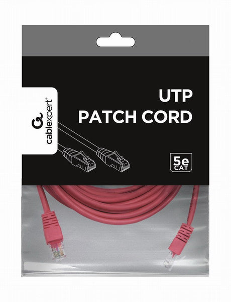 EAN 8716309077897 - Gembird RJ45/RJ45 Cat5e 5m cable de red Rosa U/UTP (UTP) imagen 4