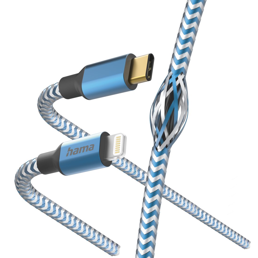 EAN 4047443486189 - Hama Reflective 1,5 m Azul imagen 2