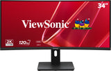 Monitor Viewsonic 34" 21:9, 3440 X 1440, Superclear® Ips Curve Monitor, Hdmi, Displayport, Usb, Usb-
