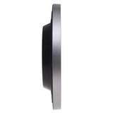 Maul 9053195 Reloj De Mesa O Pared Reloj De Cuarzo Círculo Plata, Blanco