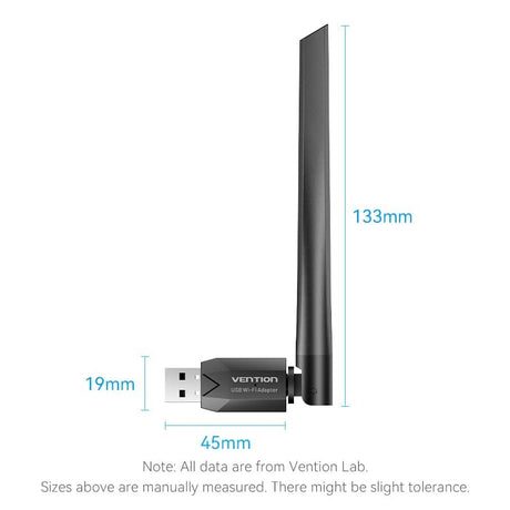EAN 6922794784475 - Vention KDTB0 adaptador y tarjeta de red WLAN 633 Mbit/s imagen 2