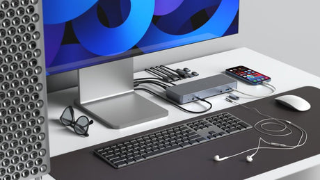 EAN 0817110016049 - HYPER HD-GD1000-EU base para portátil y replicador de puertos Acoplamiento USB 3.2 Gen 1 (3.1 Gen 1) Type imagen 8