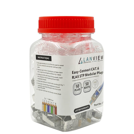 EAN 5704174320531 - Lanview LVN125310 conector RJ45 Transparente imagen 3