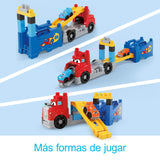 Camion De Carreras Y Construccion Mega Bloks 19pzs